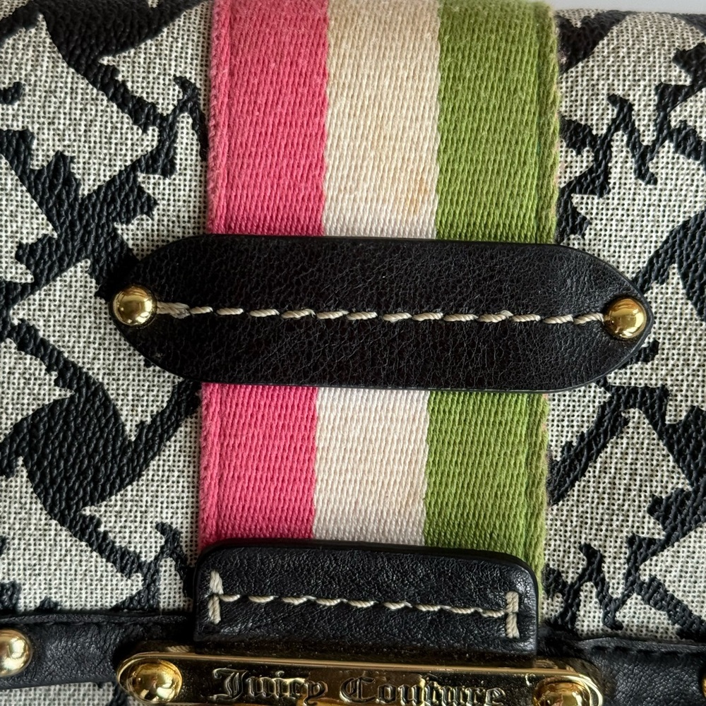 Juicy Couture large fold over buckle clutch - Picture 3 of 16